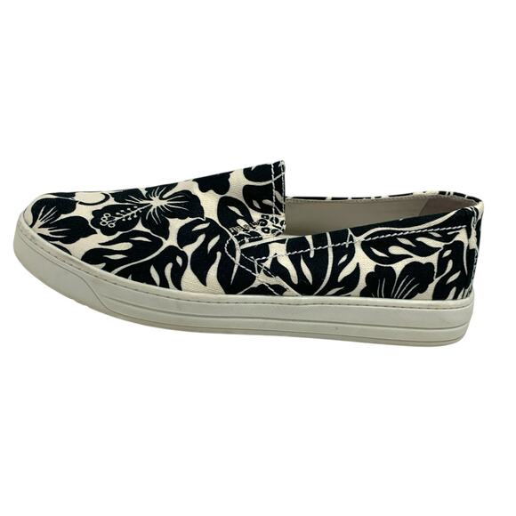 Prada Sport 39 Womens Slip On Round Toe Tropical Canvas Sneaker - Picture 1 of 8
